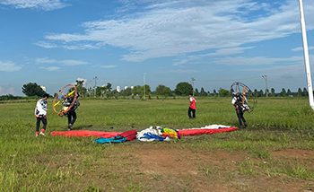 Paramotor Mulai Serius Latihan di Kota Baru