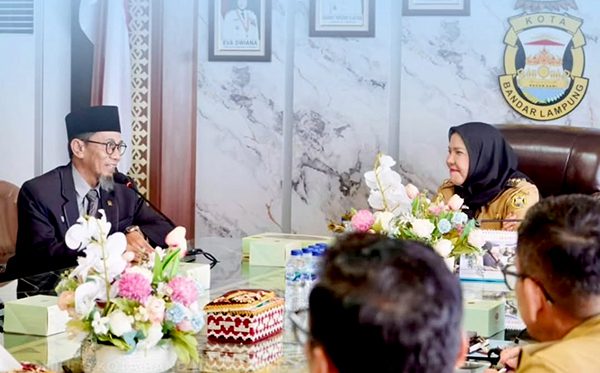 Ketua Pengadilan Agama Tanjungkarang Berkunjung Ke Wali Kota Bandar Lampung