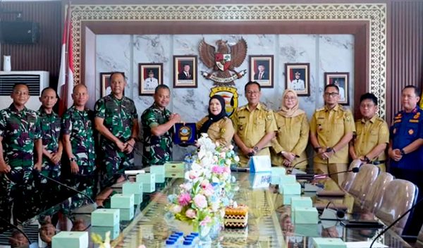 Wali Kota Bandar Lampung, Hj. Eva Dwiana, Menerima Kunjungan dan Audiensi Danlanal Lampung