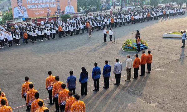 Bandar Lampung Resmi Canangkan Sensus Ekonomi 2026, Target Pendataan 421.380